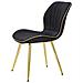 Sedia Paris Space Nera /gold Set 2 Pz Cm 46x58x77 - Foto miniatura 3