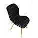 Sedia Paris Space Nera /gold Set 2 Pz Cm 46x58x77 - Foto miniatura 5