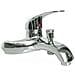 Rubinetto Miscelatore Cromato Casa Bagno Vasca Completo Di Kit Montaggio Jh-8062 - Foto miniatura 1