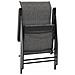 Sedie Pieghevoli da Giardino 8 pz Grigie in Polyrattan - Foto miniatura 6
