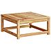 Lusso Casadino -  Tavolo Da Giardino 63x63x30 Cm In Legno Massello Di Acacia - Foto miniatura 1