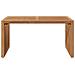 Tavolino da giardino 70x37,5x35,5 cm in legno massello di teak - Foto miniatura 5