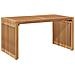 Tavolino da giardino 70x37,5x35,5 cm in legno massello di teak - Foto miniatura 7
