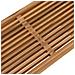 Tavolino da giardino 70x37,5x35,5 cm in legno massello di teak - Foto miniatura 8