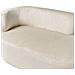 Chaise Longue Versione Sinistra Vanvey Velluto A Coste Beige Chiaro - Foto miniatura 7