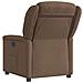 Poltrona Elettrica Reclinabile Marrone in Tessuto - Foto miniatura 7