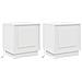 Armadio da Notte con 2 pcs Bianco 44 x 34.5 x 45 cm - Foto miniatura 1