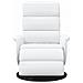 Poltrona reclinabile Bianco 71 x 98 x 106 cm Pelle sintetica - Foto miniatura 4