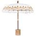 Parasol Balinese 260 Crema 210-220 cm Cotone e legno massello - Foto miniatura 1