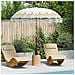 Parasol Balinese 260 Crema 210-220 cm Cotone e legno massello - Foto miniatura 2