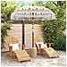Parasol Balinese 260 Crema 210-220 cm Cotone e legno massello - Foto miniatura 3
