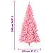 Lusso Casadino -  Albero Di Natale Artificiale Con Supporto Rosa 240 Cm Pvc - Foto miniatura 6