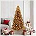 Albero di Natale con 300 LED con supporto Oro 180 cm PET - Foto miniatura 2