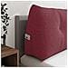 Cuscino per Schiena Rosso Vino 140 x 24 x 50 cm Tessuto - Foto miniatura 5