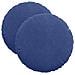 Cuscini per Seduta 2 pcs Blu Polizia Ø 40 x 13 cm Velluto - Foto miniatura 1