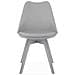 Sedia RIXK - Sedie da pranzo ergonomiche grigie x 4 - Foto miniatura 3