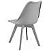 Sedia RIXK - Sedie da pranzo ergonomiche grigie x 4 - Foto miniatura 5