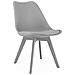Sedia RIXK - Sedie da pranzo ergonomiche grigie x 4 - Foto miniatura 2