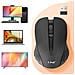 Mouse Ottico Senza Fili Ultra Preciso 1600 Dpi Con Ricevitore Usb 2.4g Portata 10m, Nero - Foto miniatura 4
