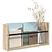Scaffale per riviste Rovere Sonoma 60 x 12 x 30 cm - Foto miniatura 3
