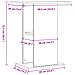Supporto per Acquario Legno Antico 36x60,5x72,5cm in Truciolato - Foto miniatura 9