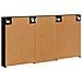 Set di Armadi da Bagno con lo scaffale 3 pcs 140 x 14,5 x 70 cm - Foto miniatura 9