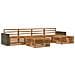 Set di divani da esterno 6 pcs Naturale 79 x 79 x 37 cm - Foto miniatura 1