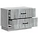 Armadio da Notte con cassetto Grigio Sonoma 62 x 34,5 x 44,5 cm - Foto miniatura 3