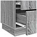 Armadio da Notte con cassetto Grigio Sonoma 62 x 34,5 x 44,5 cm - Foto miniatura 8