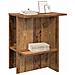 Tavolino da salotto Legno antico 40 x 30 x 49 cm - Foto miniatura 3