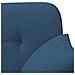 Loveseat con bottoni imbottiti Blu 120 x 65 x 79 cm Tessuto - Foto miniatura 7