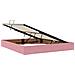 Letto con Contenitore con testiera Rosa 180 x 200 cm Velluto - Foto miniatura 5