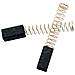 Spazzole di carbone per Black & Decker D13 - 6,35 x 6,35 x 13 mm - coppia - Foto miniatura 2