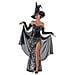 Costume da Cappello Corvo Strega, Abito con Body, Spalline, Corpetto e Mantello con Guanti Taglia M - Foto miniatura 1