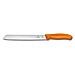 Coltello da pane con manico Fibrox arancio - Foto miniatura 1