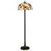 I-DAFNE-PT - Lampada da terra Piantana elegante e decori floreali 60 watt E27 - Foto miniatura 2