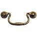 Maniglia Snodata Ottone Antico 64 2030 Ms - Foto miniatura 1