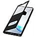 Custodia Samsung Galaxy Note 10 Sportellino 2x Finestre Cover Silicone - Nero - Foto miniatura 4