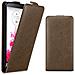 Custodia Compatibile Con Lg G3 In Bruno Caffè - Coperchio Protettivo In Design Flip Con Chiusura Magnetica - Foto miniatura 3