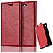 Cadorabo Custodia Compatibile Con Sony Xperia Xz1 In Rosso Mela - Coperchio Protettiva Con Chiusura Magnetica, Funzione Stand E Tasca Per Le Carte - Foto miniatura 1