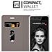 Custodia Compatibile Con Huawei P10 In Grigio Nero - Coperchio Protettiva Con Chiusura Magnetica, Funzione Stand E Tasca Per Le Carte - Foto miniatura 9