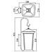 Slv Ip44 - Lampada Da Parete Per Esterni, 3x60w / e14 Bromley Hk / bromley2 / l - Foto miniatura 2