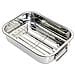 Acciaio Inox Teglia Per Arrosti Con Rack Piccolo 27 X 20 Cm - Foto miniatura 1