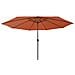 Ombrellone da Giardino con Luci LED 400 cm Terracotta - Foto miniatura 1