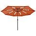 Ombrellone da Giardino con Luci LED 400 cm Terracotta - Foto miniatura 5
