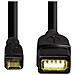 USB 2.0 Adapter Cable 0.15m USB A Micro-USB B Nero cavo USB - Foto miniatura 1