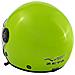Jet Moto Casco Scooter Certificato Ece2205 Parasole Visiera Lunga Verde Xl - Foto miniatura 8