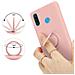 Custodia Compatibile Con Huawei P30 Lite In Liquid Rosa - Coperchio Protettivo In Silicone Tpu Flessibile Con Anello - Foto miniatura 6