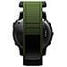 Cinturino Per Orologio 22 Mm Per Garmin Fenix 5/6/7 Forerunner Approach Nylon Green - Foto miniatura 13