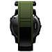 Cinturino Per Orologio 22 Mm Per Garmin Fenix 5/6/7 Forerunner Approach Nylon Green - Foto miniatura 4